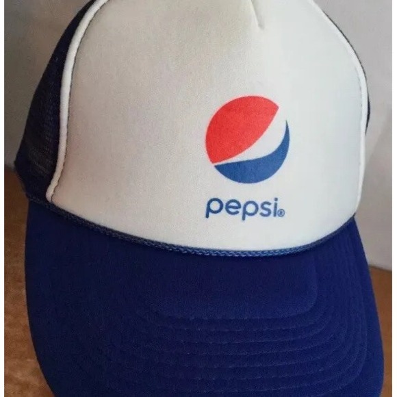 OTTO Other - Pepsi Hat Vintage Truckers Cap Otto Mesh Adjustable Blue Logo One Size Snapback